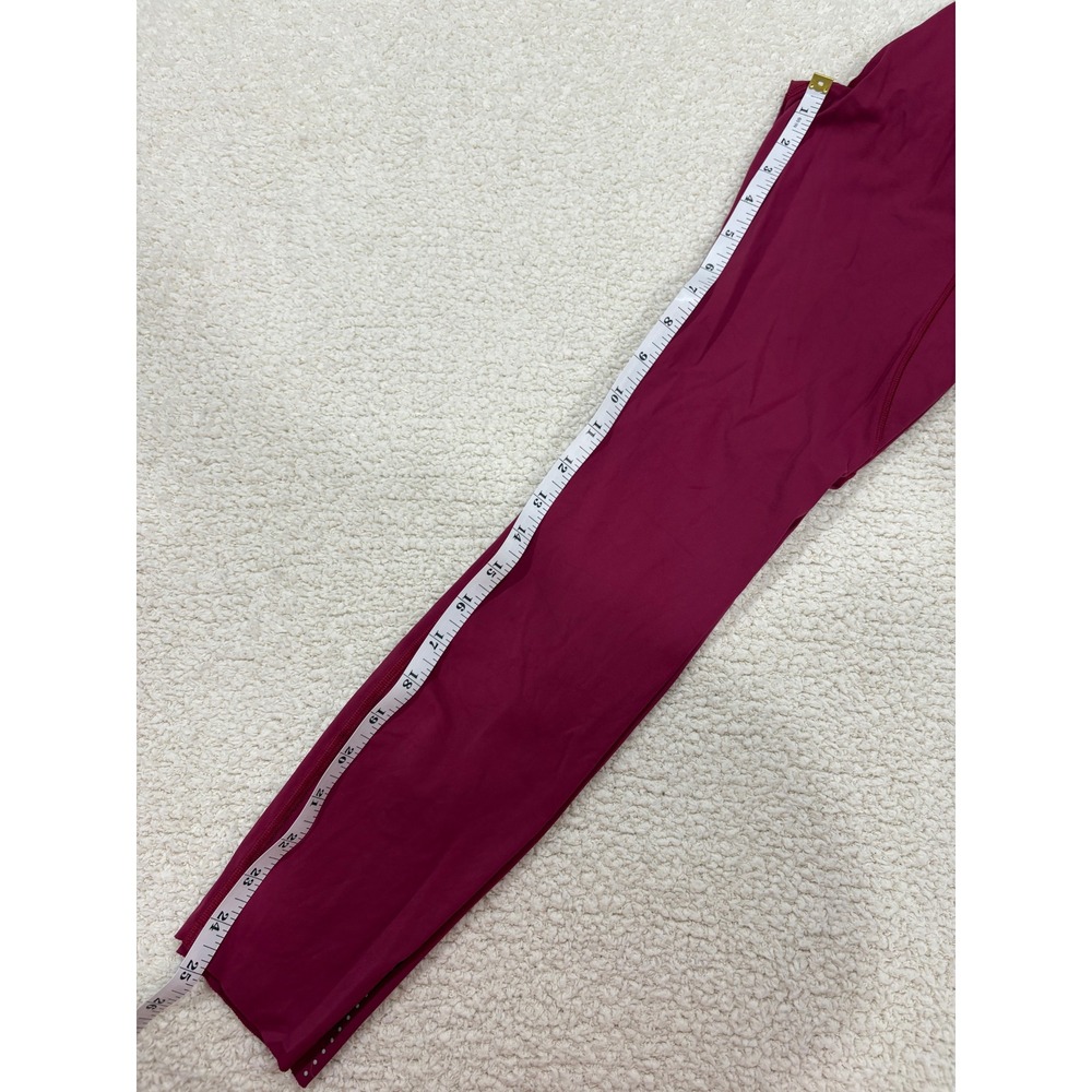 Lululemon Fast & Free 7/8 Tight II *Nulux 25" Star Ruby Violet Red Size 4 - Picture 7 of 7